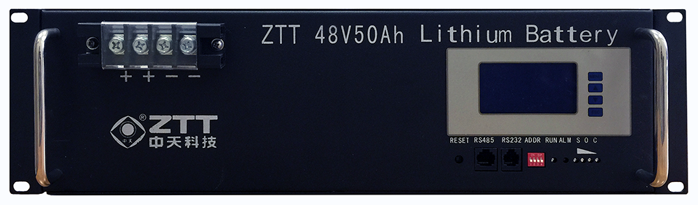 Литий-ионные системы электропитания связи модульные ZTT48 В от 10 до 500 А·ч исполнение 19” «rack-mount»