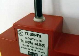 Трансформатор тока TU60PRI (литой корпус) (встроенный кабель)